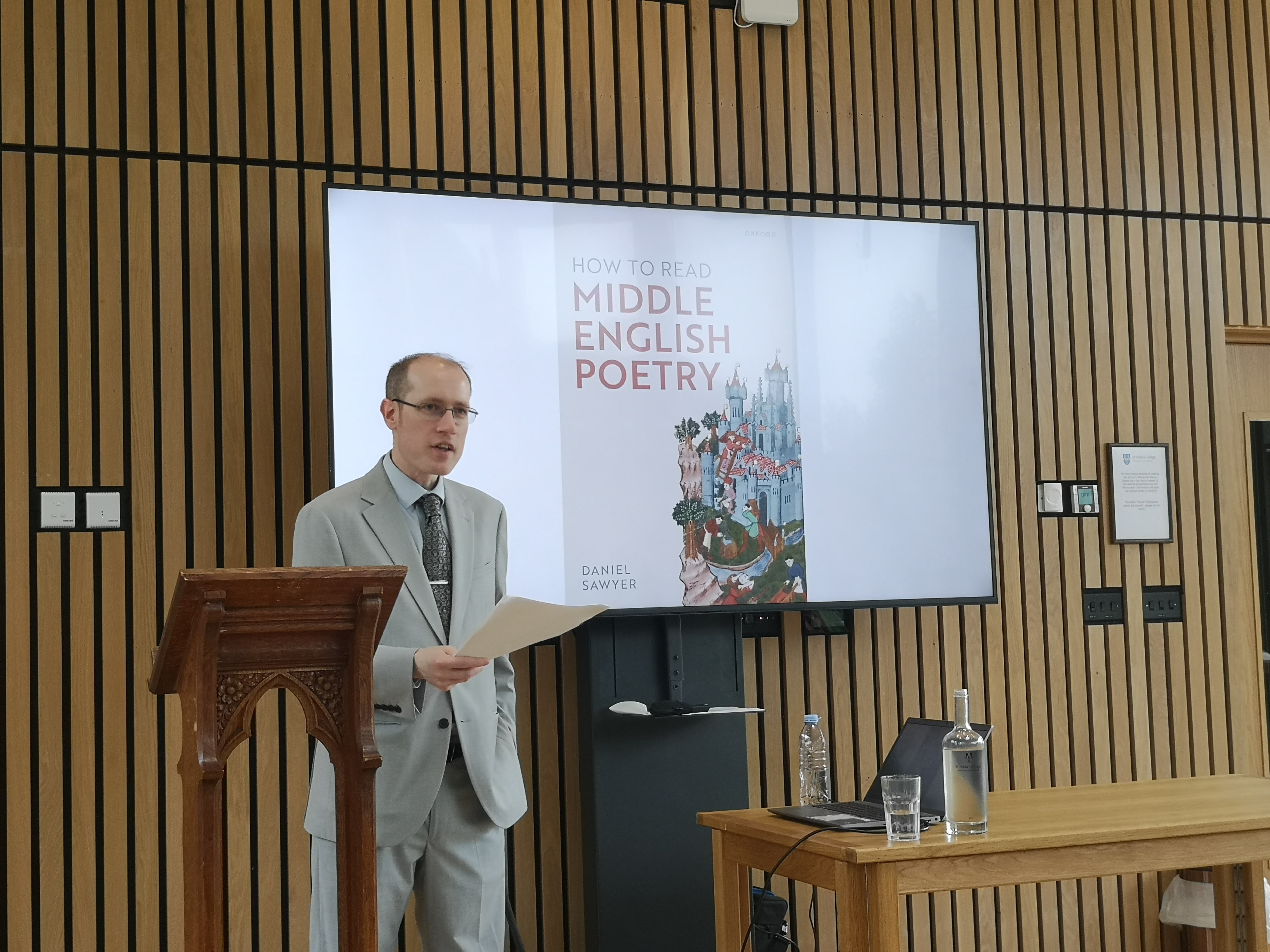 Research Seminar, Dr Daniel Sawyer, How to read Middle English